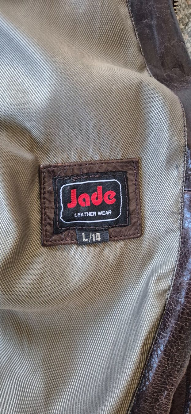 Cappotti: Braune Vintage-Lederjacke, Gr. S, 36 -38 – Usato da St. Gallen venduto da Mar_cx6m 6