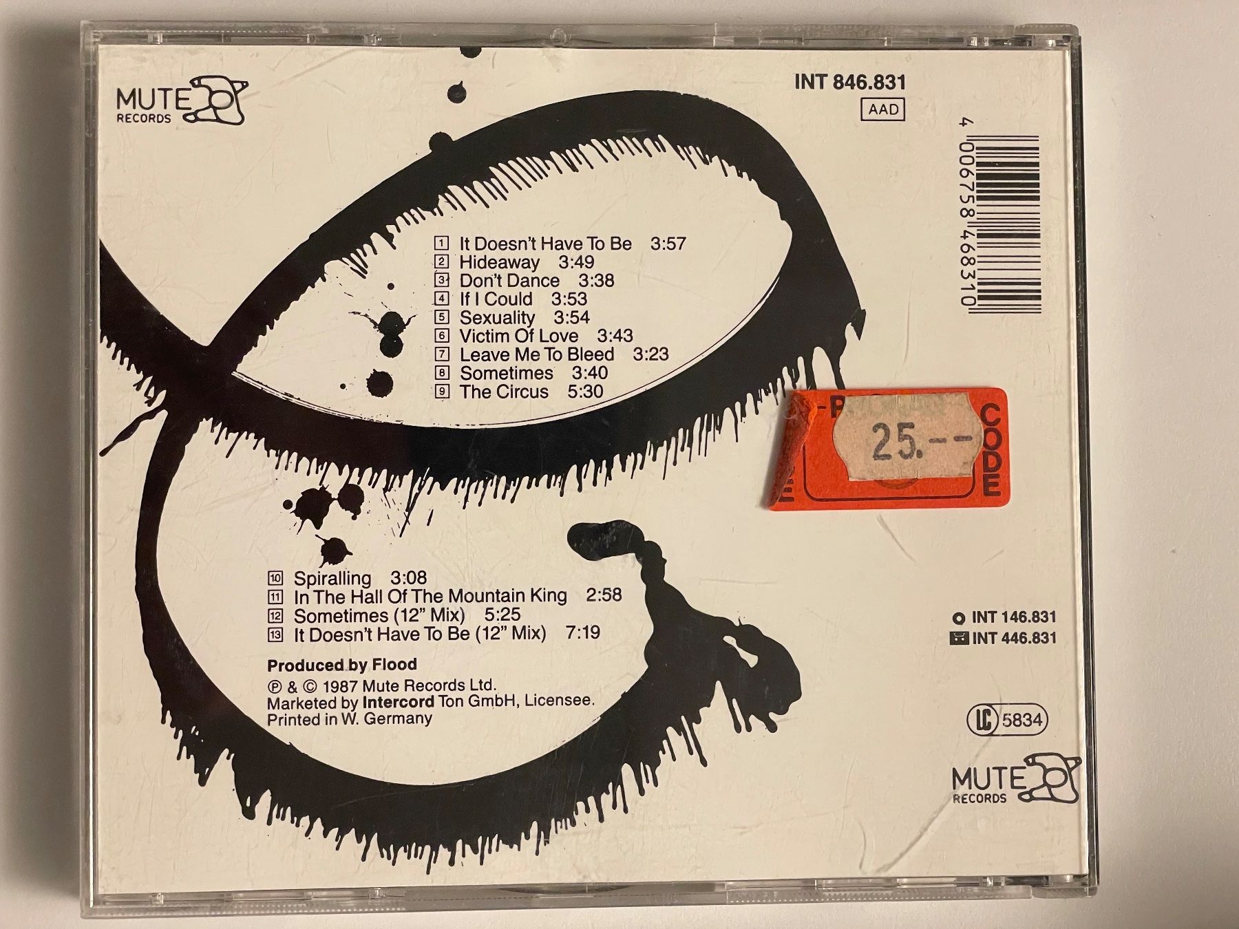 CDs: Erasure – D'occasion à Muri b. Bern par AdidasCollector 1