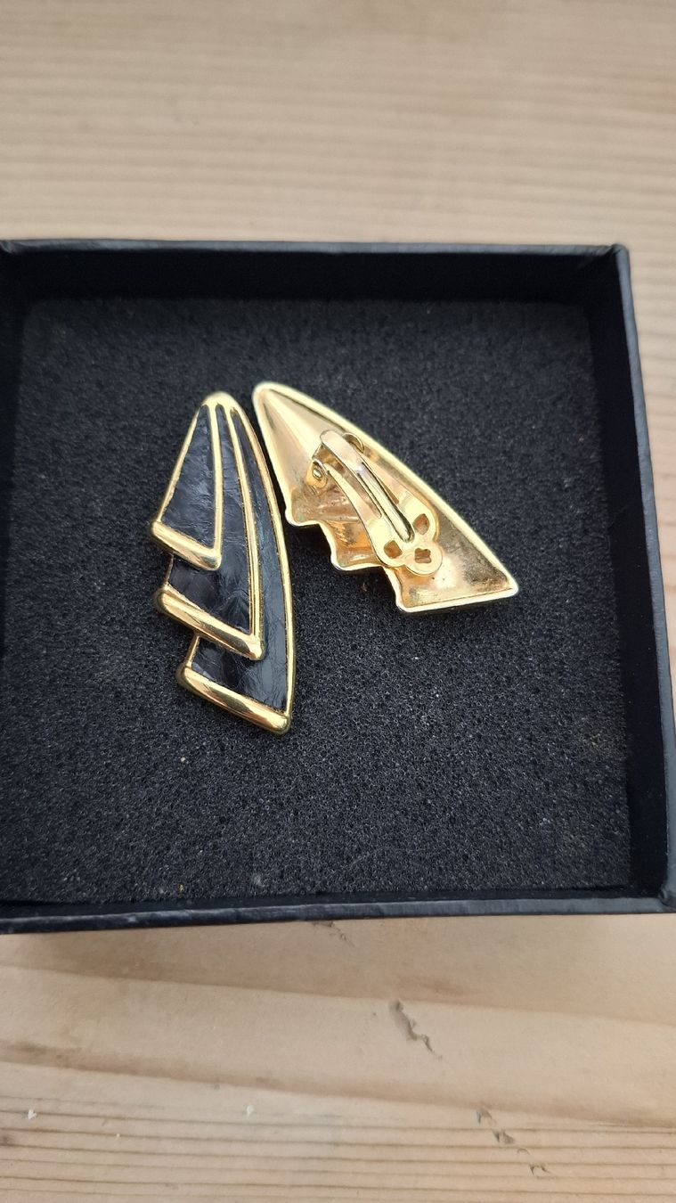 Ohrringe & -stecker: Ohrringe schwarz gold – Gebraucht aus Buochs von regenbogen7365 1