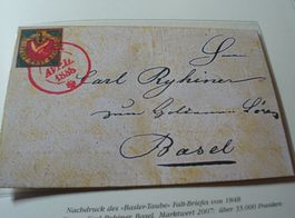 Faksimilebrief Basler Taube, Replica
