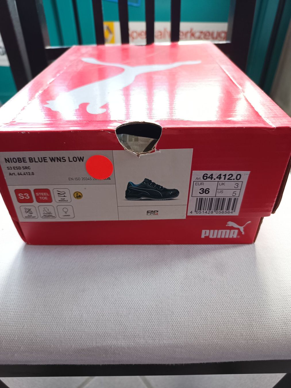 Puma Scarpe da uomo: Puma Sicherheitsschuhe S3 ESD SRC 36 – Nuovo e nell'imballaggio originale da Oberegg venduto da 19franzi94 8