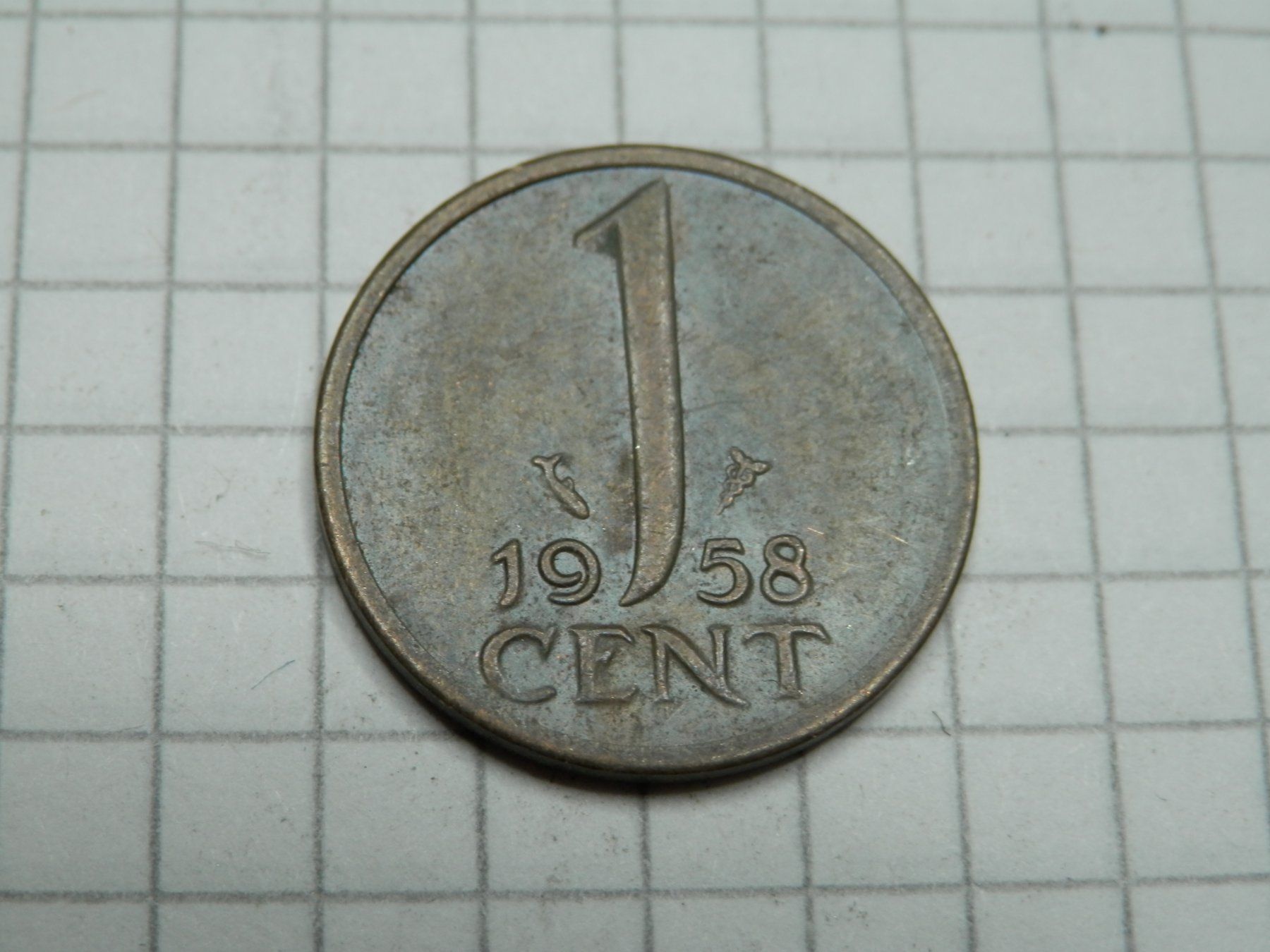Tutti le monete: Niederlande 1 Cent, 1958 – Usato da Weiach venduto da weiach81