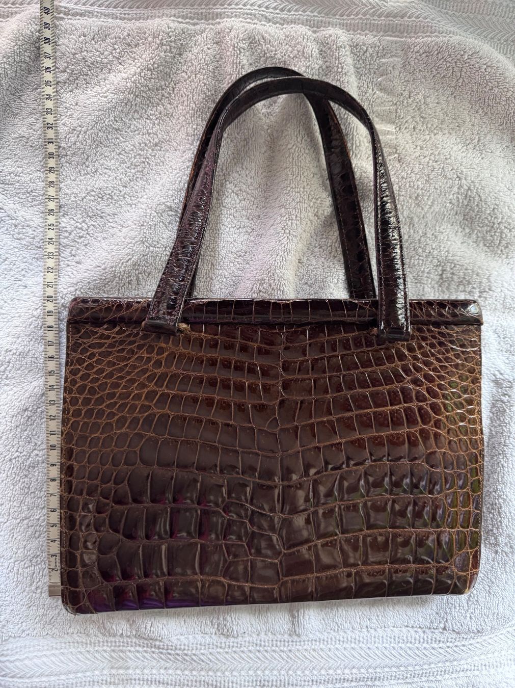 Borse da donna: Glossy leather handbag – Usato da Zürich venduto da 613_g8jy 5