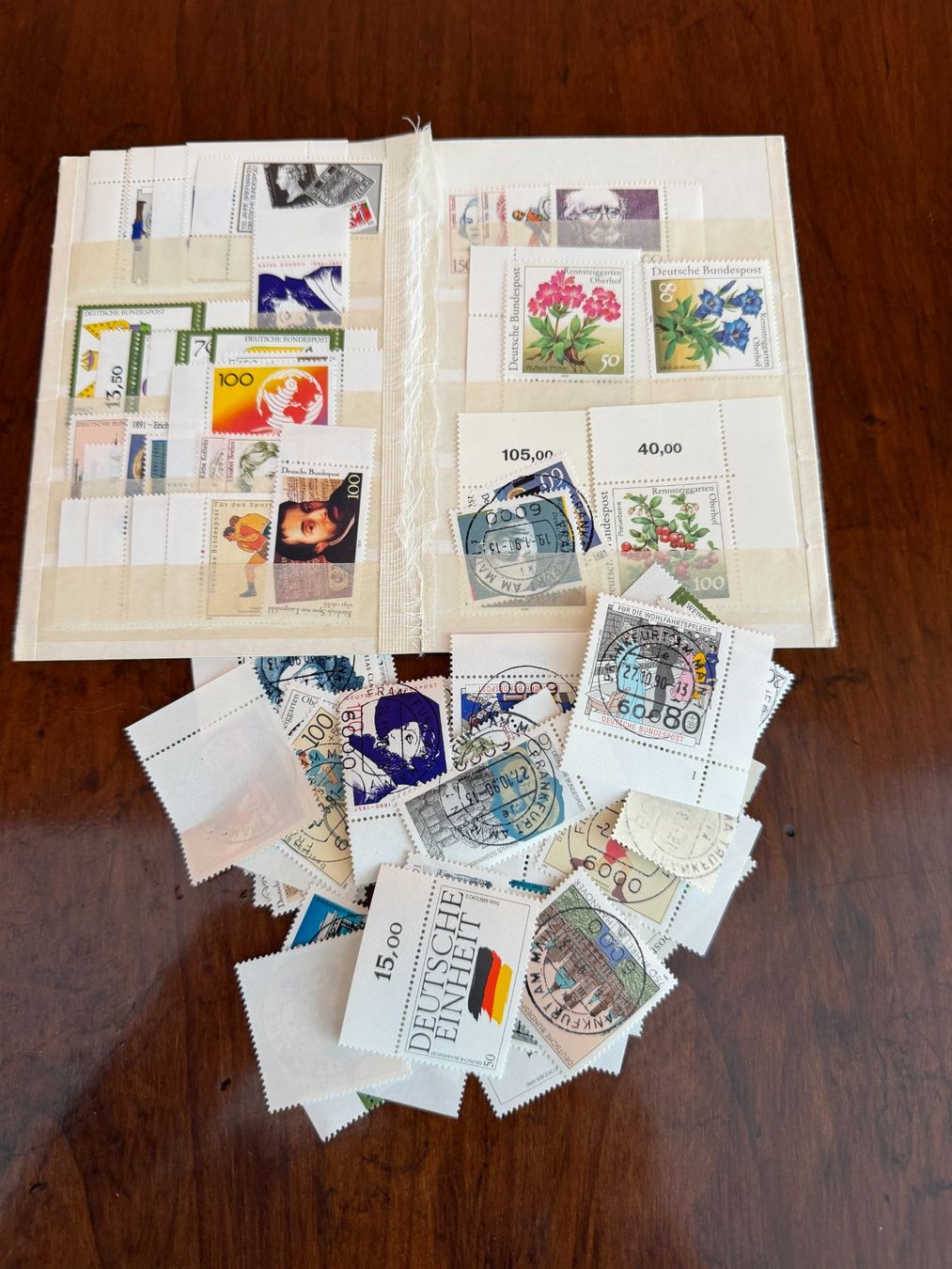 Alle Briefmarken: Konvolut Deutsche Briefmarken Gestempelt & Postfrisch – Gebraucht aus Nussbaumen AG von saglre
