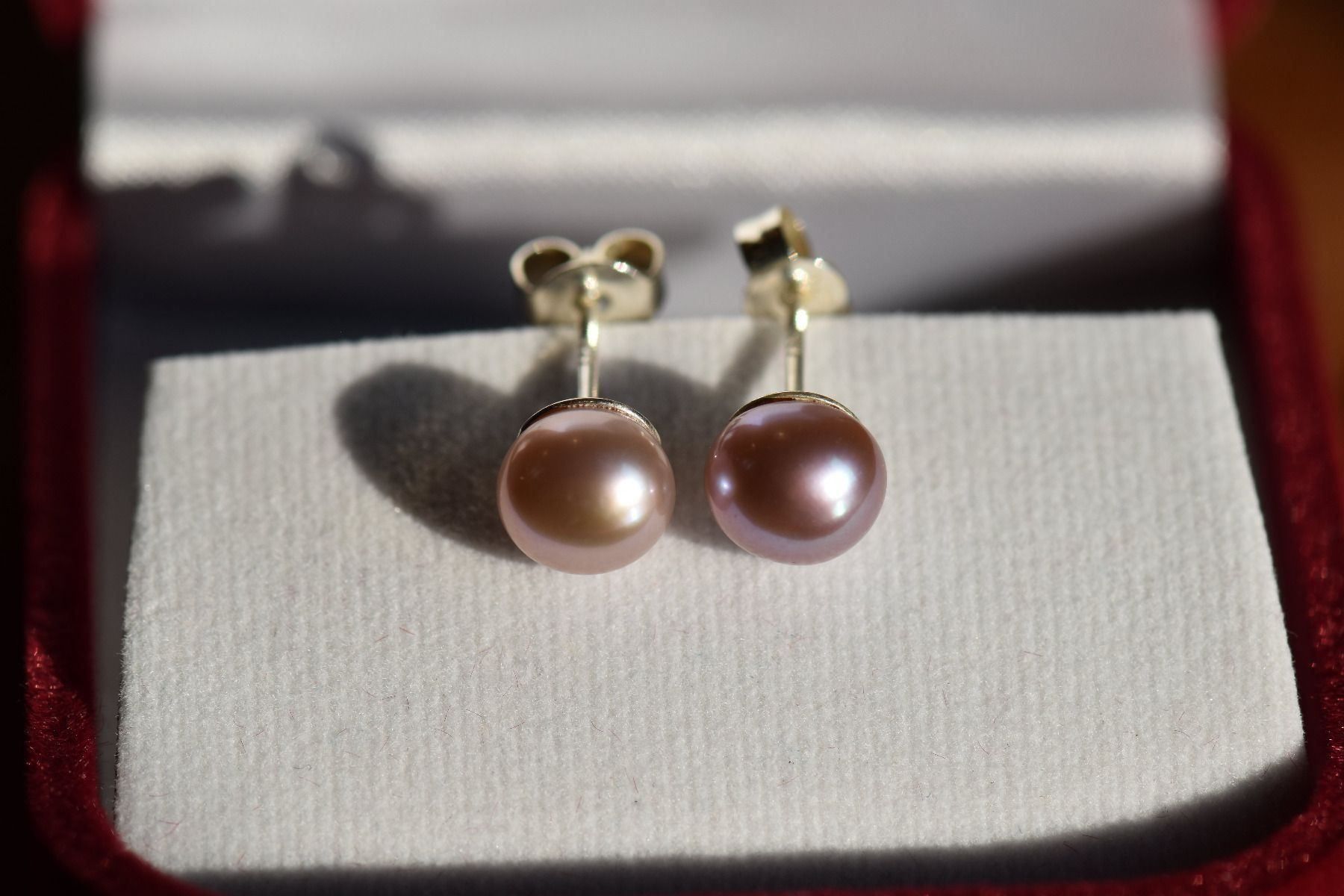 Orecchini pendenti & Orecchini a lobo: Natural Pink Perlen Silver Ohrring – Nuovo (secondo la descrizione) da Bévilard venduto da Yougems 3