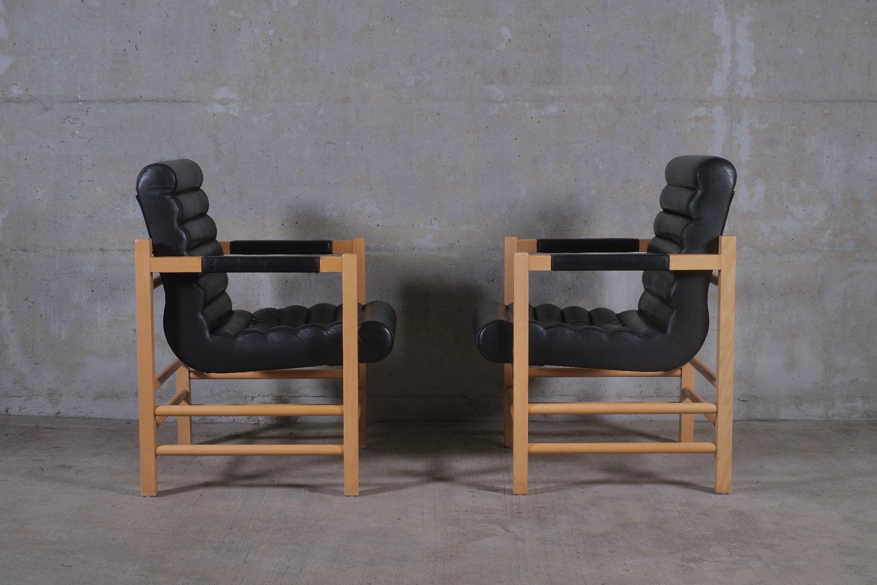 Sessel: 6 SESSEL ERNST GISEL LEDER SCHWARZ – Gebraucht aus Zürich von mrbluewave 3
