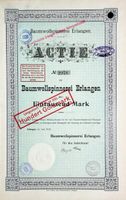 Baumwollspinnerei Erlangen AG, Erlangen - 1918