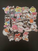 Lot de stickers scrapbooking kawaii hello Kitty kuromi