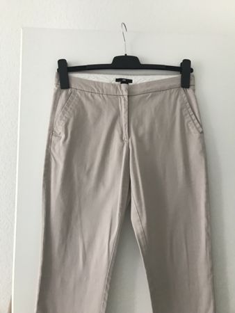 Elegante H&M Stoffhose beige Sommerhose