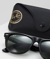 Ray Ban Wayfarer Sonnenbrille Schwarz Neu