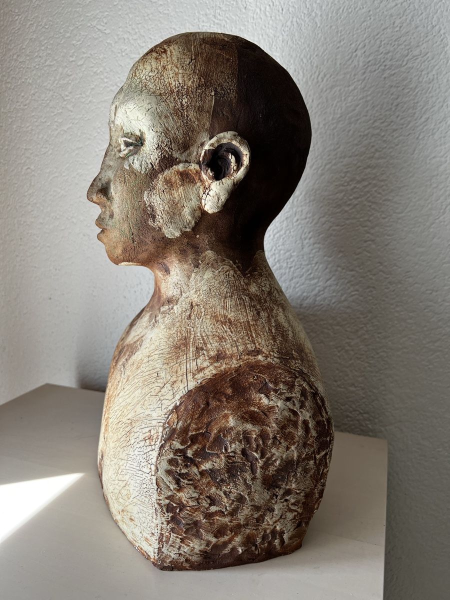 Sculture & Statue: Tönchenbüste, Kunstobjekt, Skulptur – Usato da Niederwangen BE venduto da KFI 2