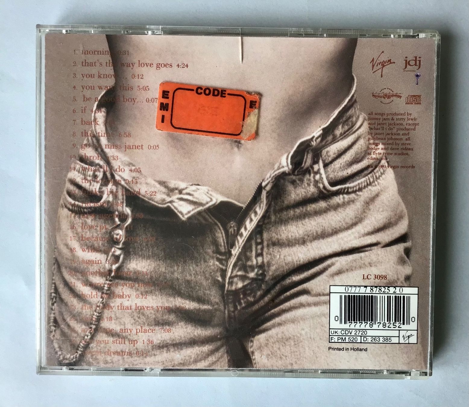 CDs: CD: janet. (von Janet Jackson) – Gebraucht aus Bubendorf von Alpenheidi 1