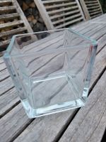 Dekorative Glasvase, ideal für Sommerblumen, Top Zustand!