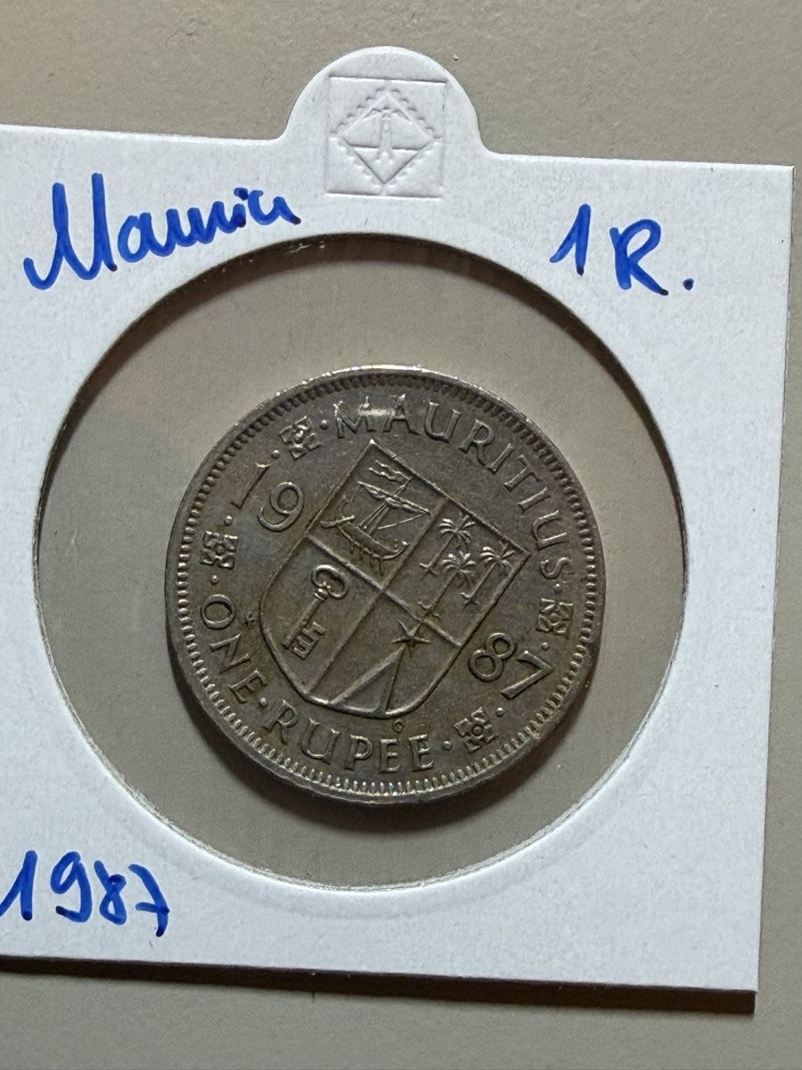 Tutti le monete: Île Maurice - 1 rupee - 1987 – Usato da Payerne venduto da Mike1682