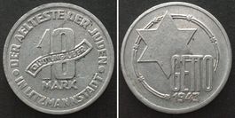 GETTO LITZMANNSTADT 10 Mark 1943 Alu vz+