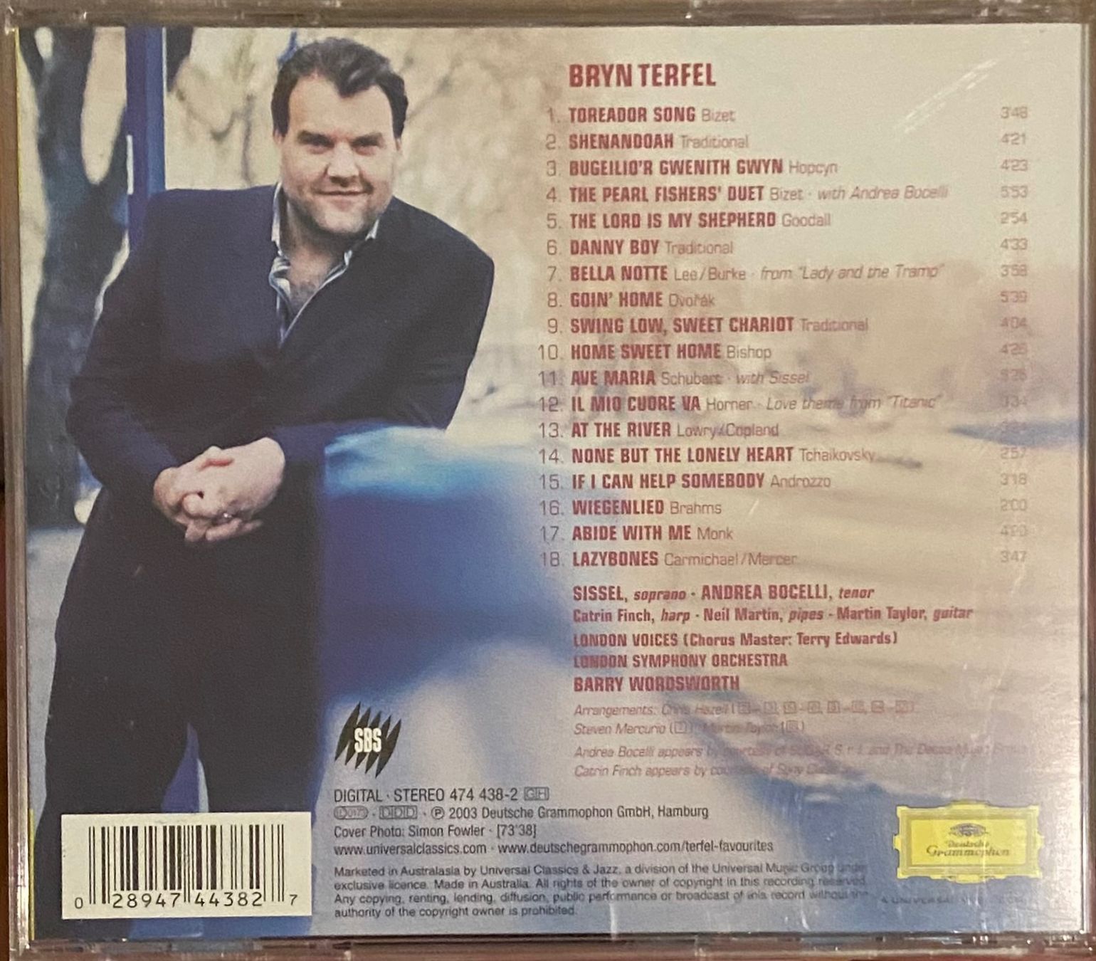 CD: Bryn Terfel CD Bryn • Andrea Bocelli • Sissel – Usato da Luzern venduto da Lycka 1