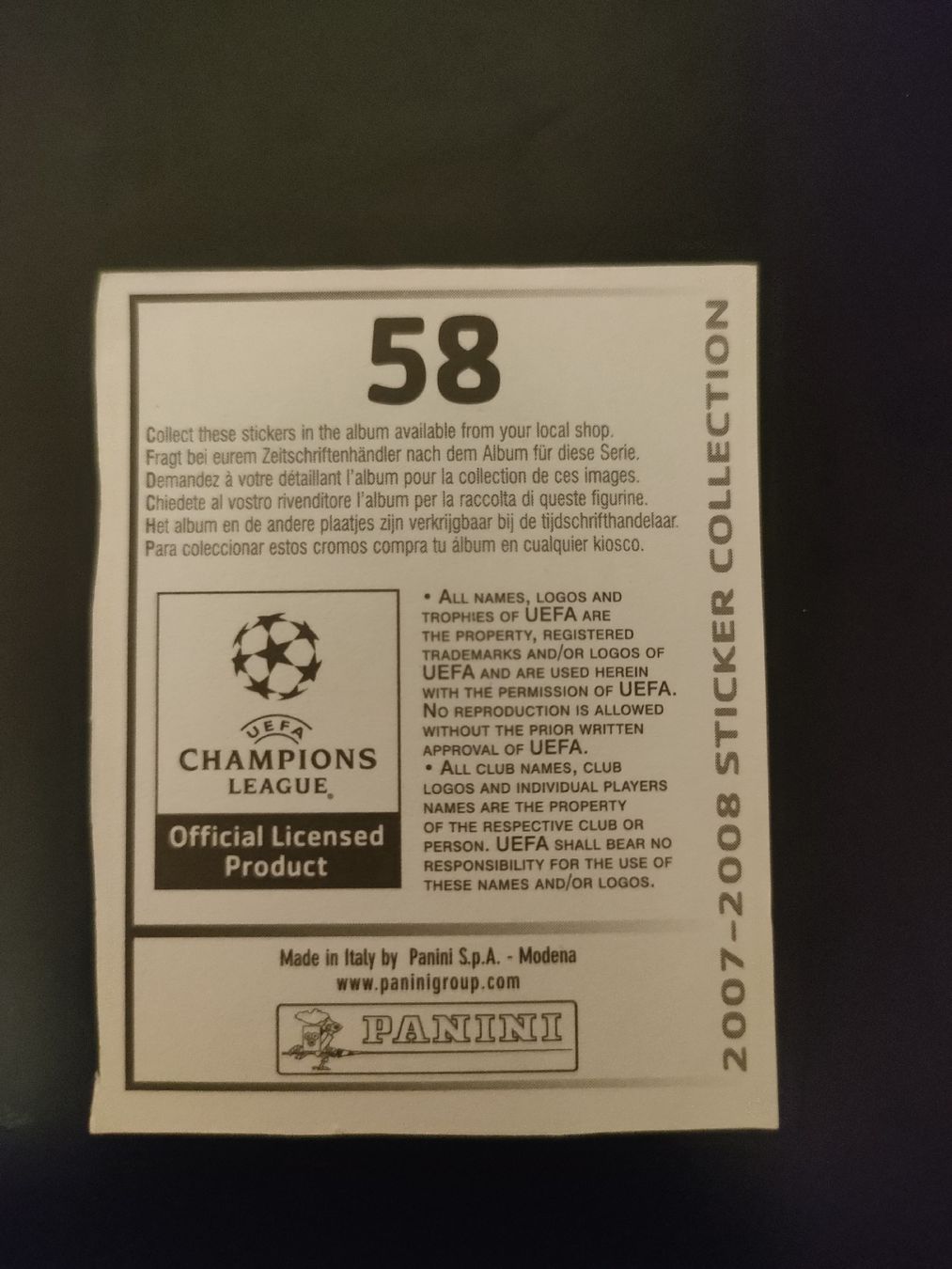 Panini Carte collezionabili: Messi Barcelone Panini sticker  – Usato da Vernier venduto da mel_8w79 1