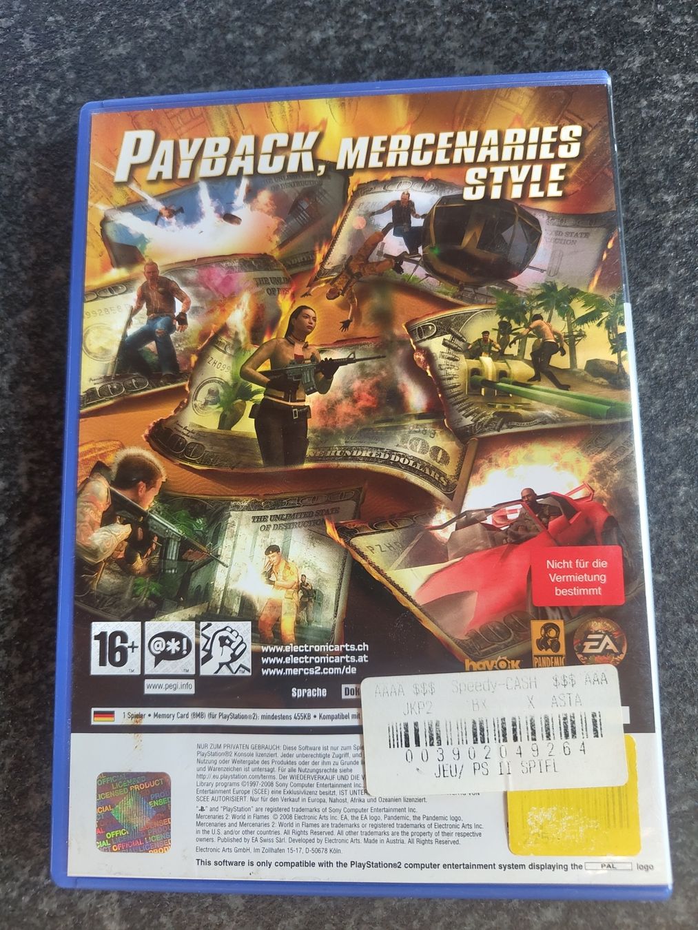 Sony Giochi: Mercenaries 2: World in Flames - PS2 Game – Usato da Attiswil venduto da JP1291 1