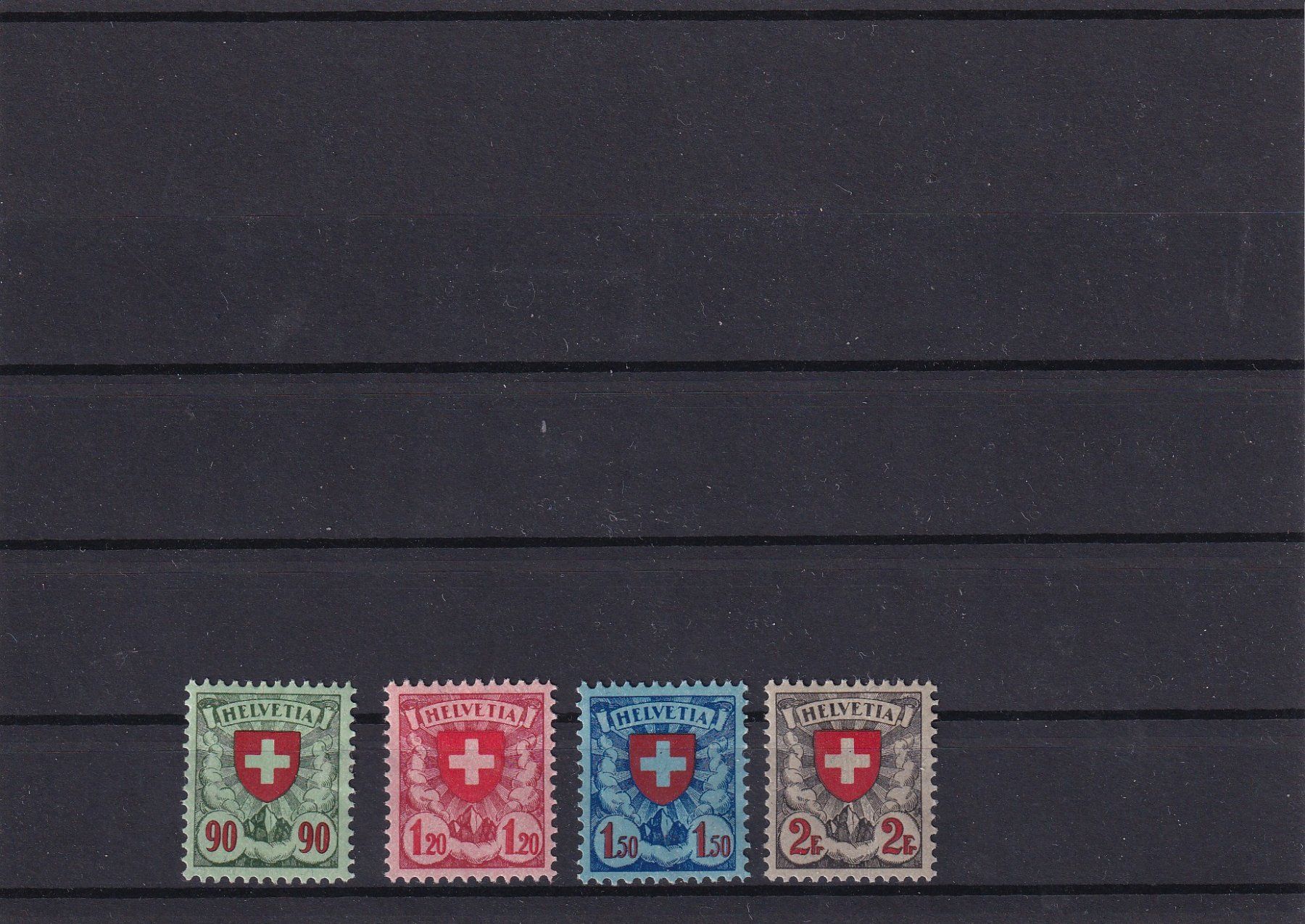 Tutti i francobolli: Schweiz 1924: Wappenmuster – Nuovo (secondo la descrizione) da Birsfelden venduto da chr_yq2g