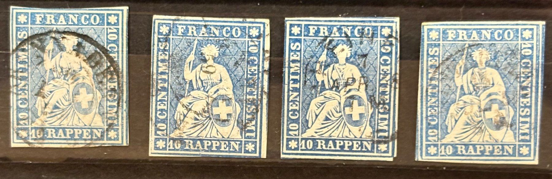 Tutti i francobolli: SCHWEIZER BRIEFMARKEN STRUBEL FANCO HELVETIA – Usato da Ostermundigen venduto da Heavenmaus75