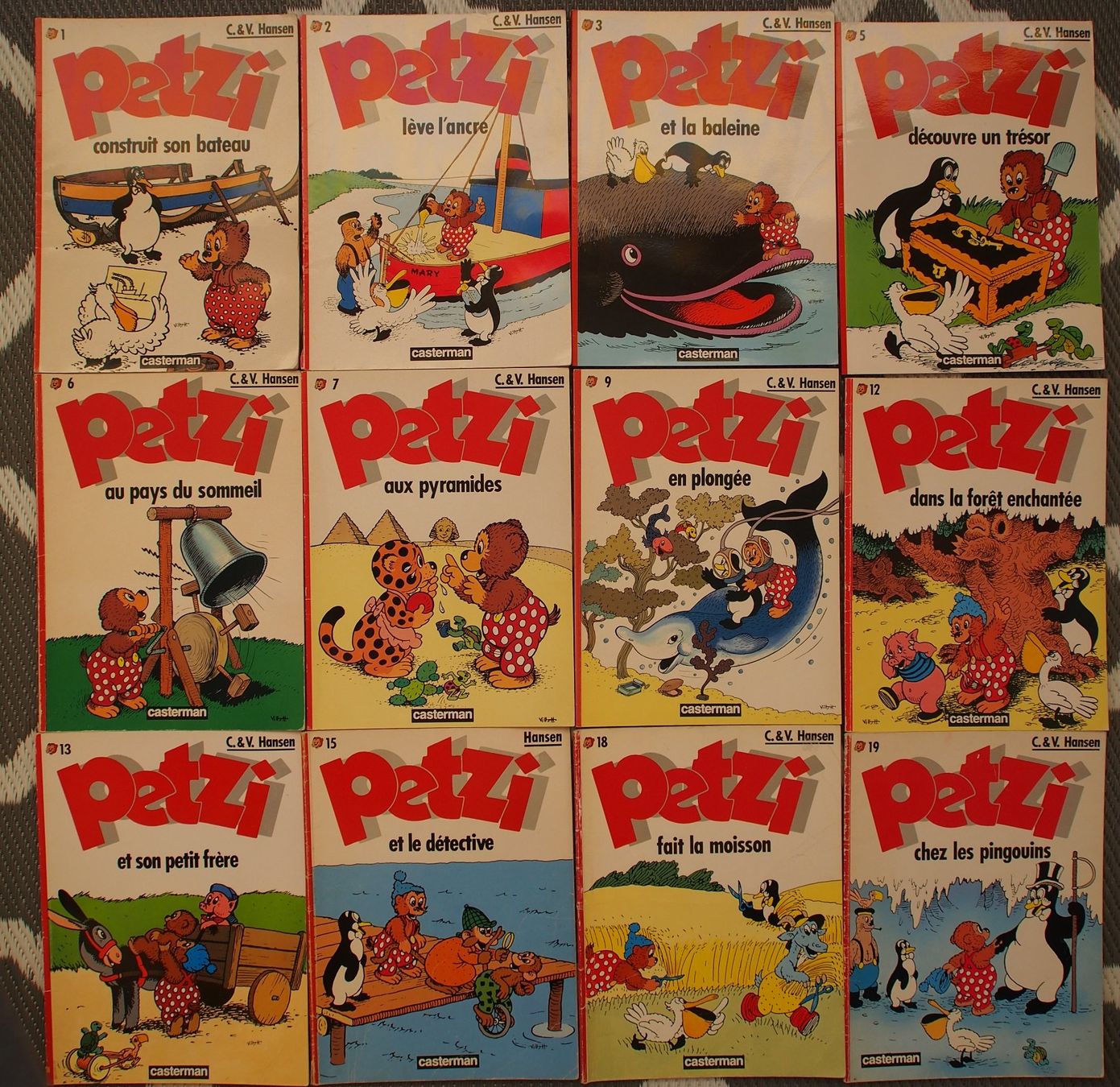 Comics: Petzi lot de 12x – Gebraucht aus Ovronnaz von Etagne68