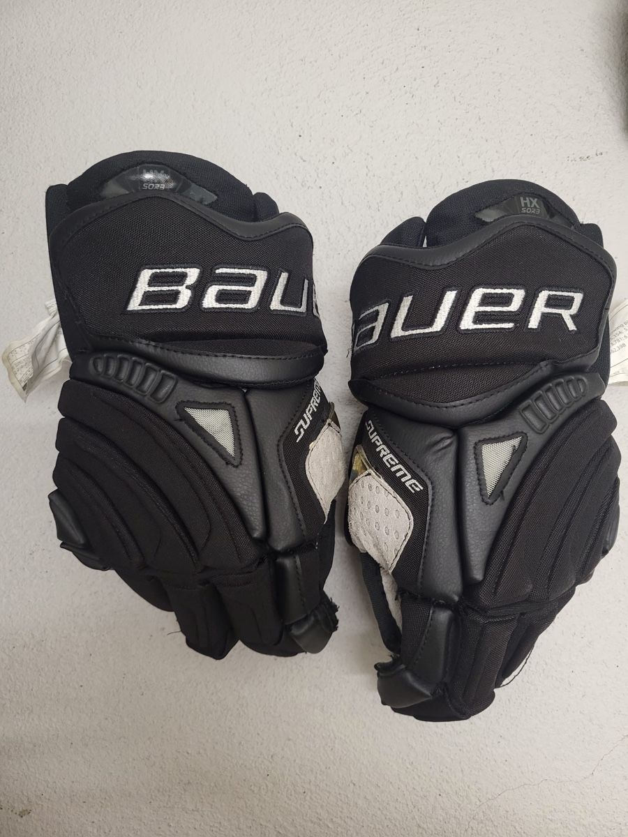 Bauer Handschuhe & Handstulpen: Eishockey Handschuhe Bauer Supreme Grösse 15/38cm schwarz – Gebraucht aus Arnegg von Michirech