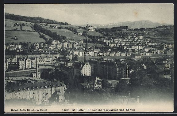 Ansichtskarten: St. Gallen, St. Leonhardsquartier und S – Gebraucht aus Berlin von bartko-reher