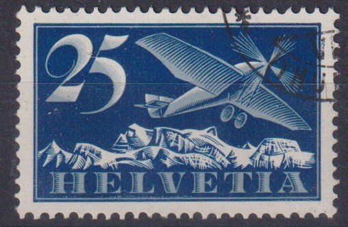 Alle Briefmarken: +++TOP Flugpost F5z, SBK 90.-+++ – Gebraucht aus Samnaun-Compatsch von Muckimu