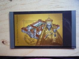 Sonderblock "Tag der Briefmarke", SBK 1257A, ET, Einsiedeln