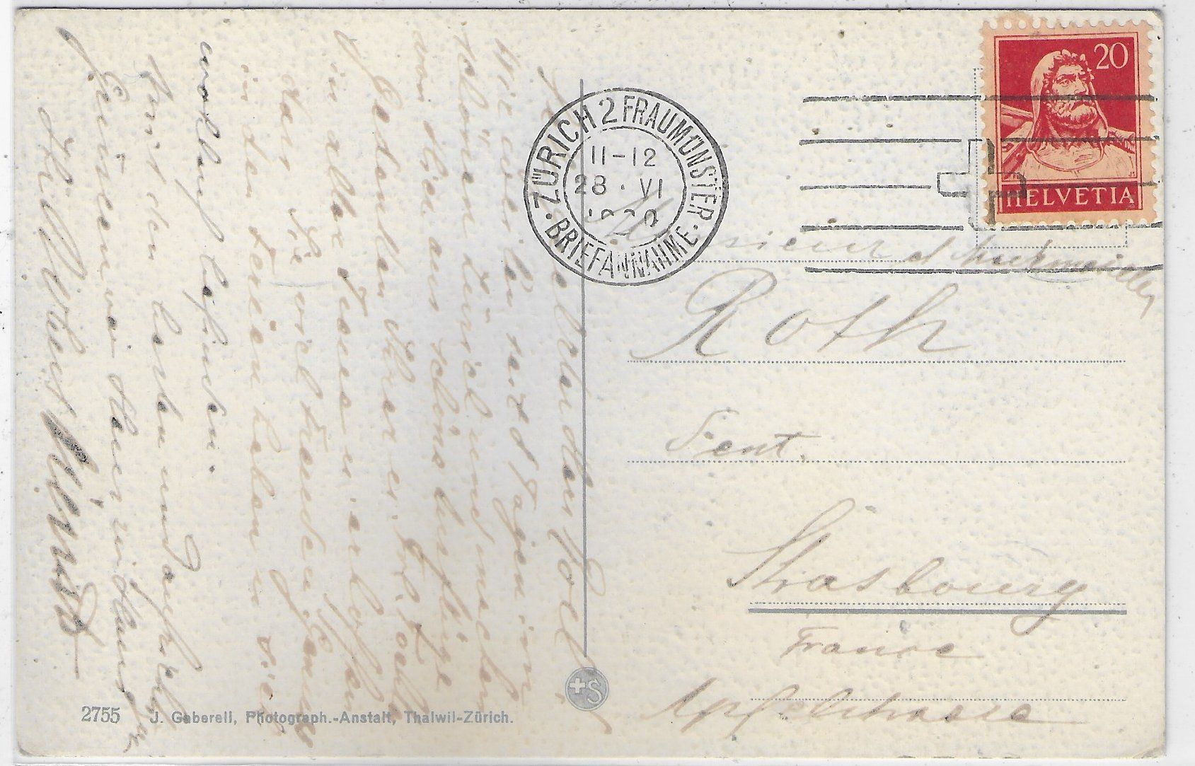 Cartoline postali: Im Vispertal - Vallee de Viege - Litho – Usato da Ettingen venduto da Kartenplanet 1