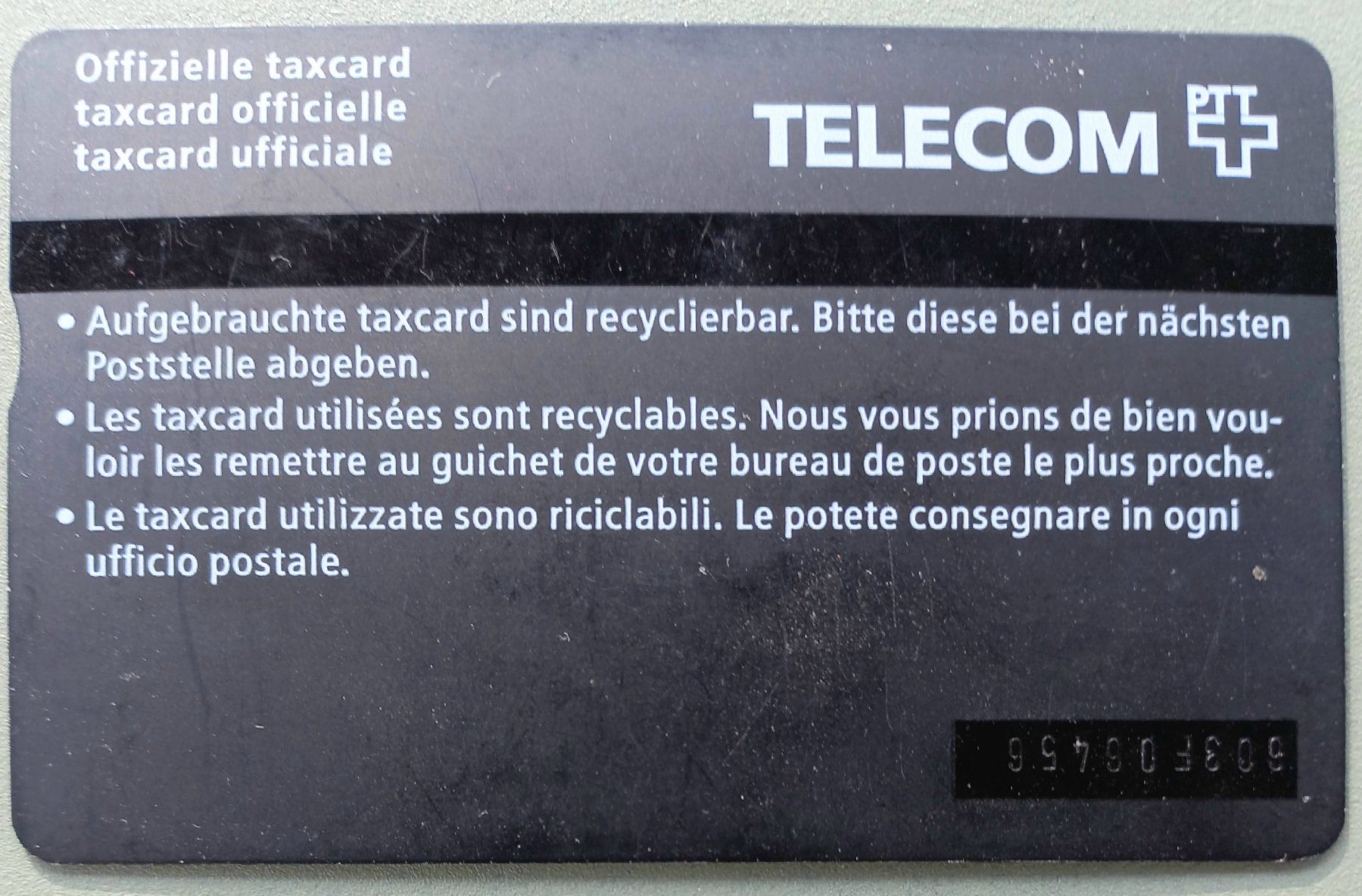 Swisscom Schede telefoniche: Taxcard - Ihre Schweiz - CH – Usato da Niederuzwil venduto da lubimaja 1