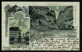 Litho La Chaux-de-Fonds, La Fontaine, Le