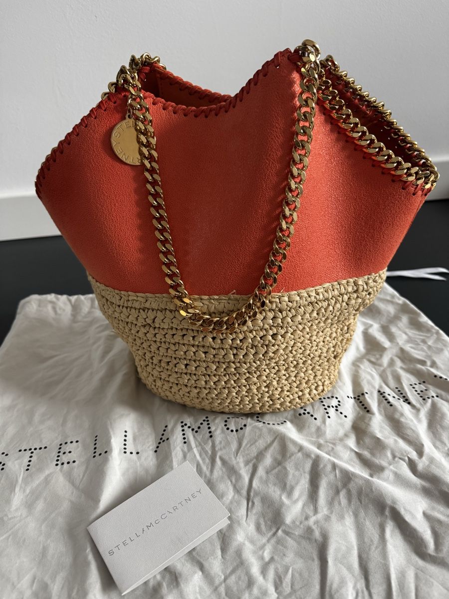 Stella McCartney Borse da donna: Stella McCartney Raffia Tote Bag – Usato da Killwangen venduto da was.sharp
