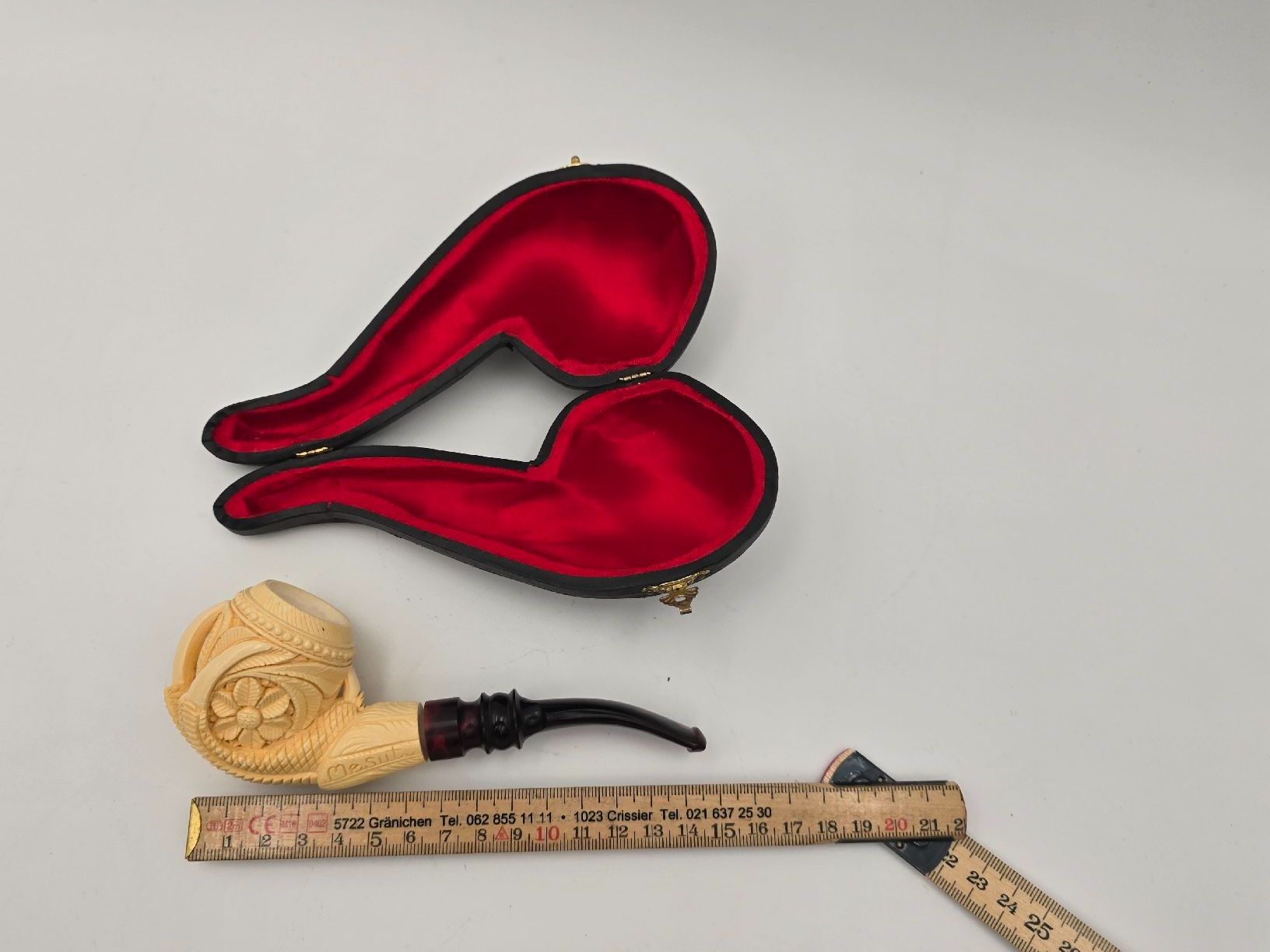 Pipe & Accessori: Meerschaumpfeife mit passendem Etui – Usato da Adligenswil venduto da Die-Fundgrueb 4