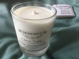Bougie de massage Serenity Citrus tonic 100% naturelle
