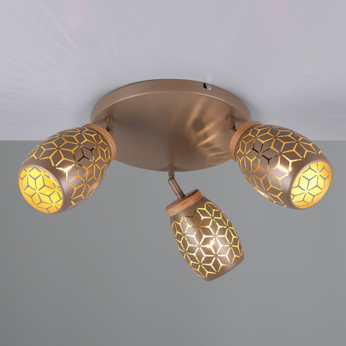 Lampadari & plafoniere: Deckenleuchte, Coffee, Muster, 58 cm Ø – Nuovo (secondo la descrizione) da Kreuzlingen venduto da Smart-Light