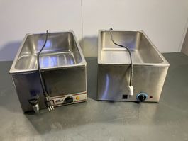 2x Gastro Bain-Marie beide heizen aber def. Schalter ab 1.-