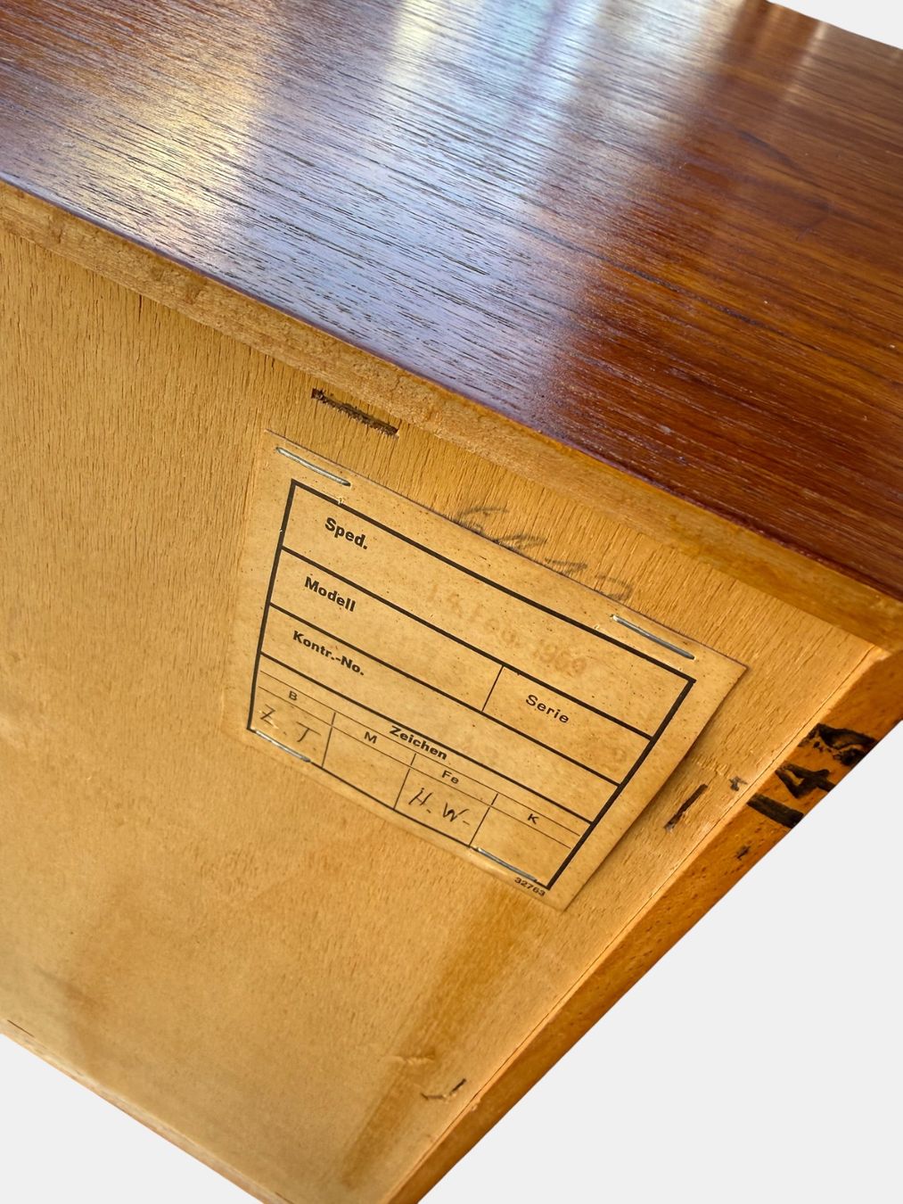 Cassettiere: Swiss Teak Kommode // 1960er – Usato da Schinznach-Dorf venduto da mix 1