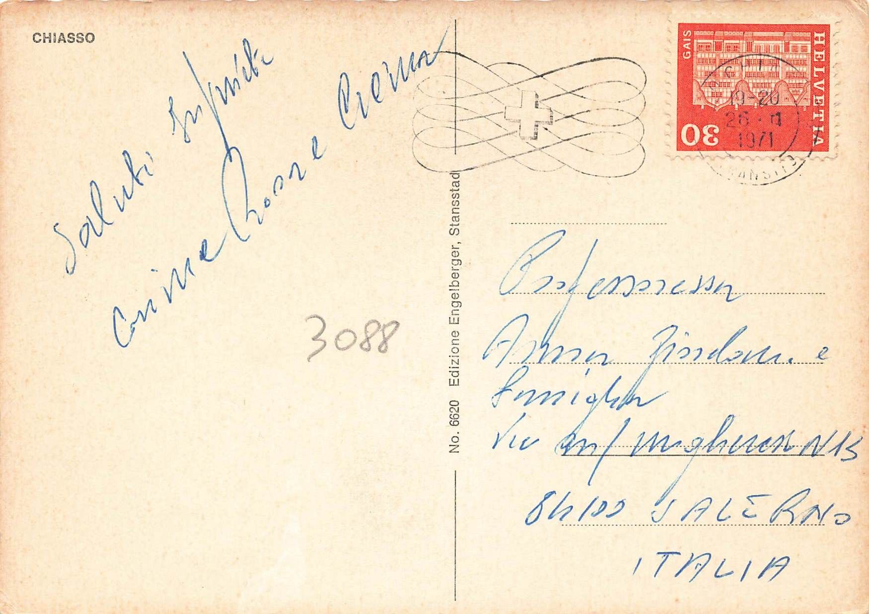 Cartoline postali: Chiasso – Usato da Biasca venduto da Blenio71 1