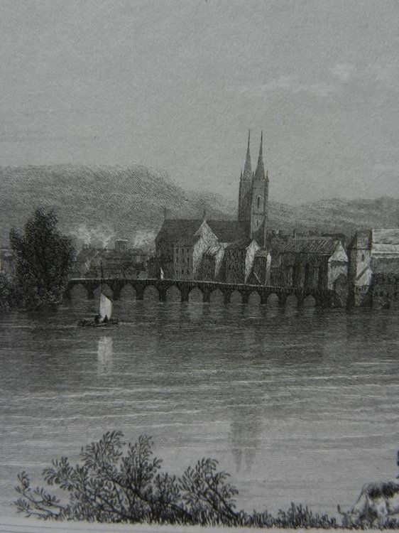 Gravures: Vue de Bâle Basel – D'occasion à Risch par Rischli15 5