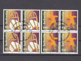 SBK 1185 - 1186 im 4er-Block mit ET