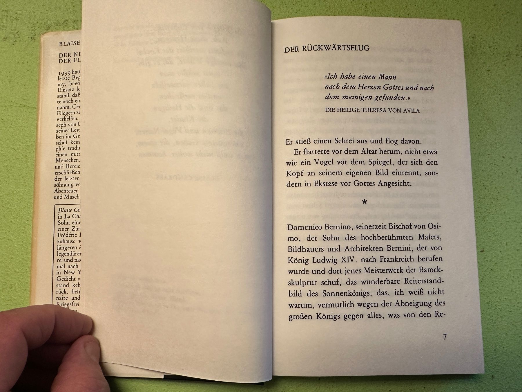 Libri: Blaise Cendrars: Der neue Schutzpatron der Flieger. – Usato da Zürich venduto da allp 4
