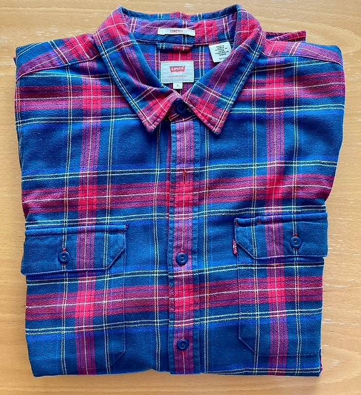 Camicie: Langarm Hemd Levis XL blau / rot – Usato da Adligenswil venduto da g-day-mate 2