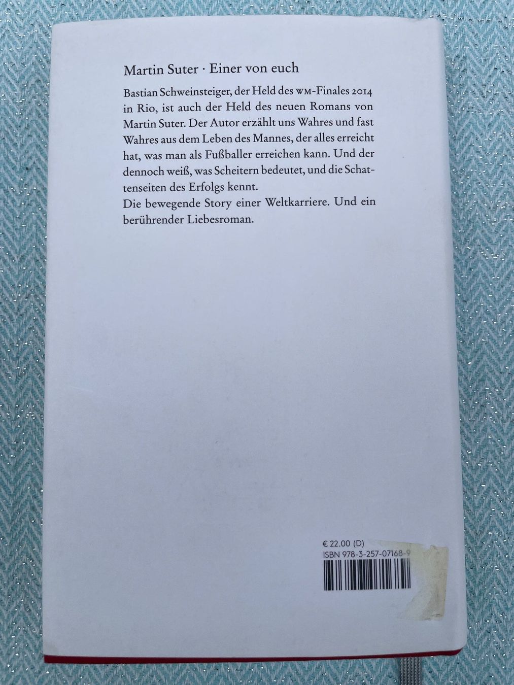 Libri: MARTIN SUTER - Einer Von Euch (Diogenes, 2022) – Usato da Frasnacht venduto da GracyStore 1