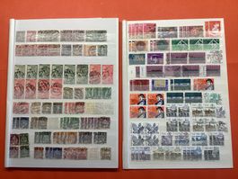 🇨🇭Briefmarken gestempelt auf 22 Seiten