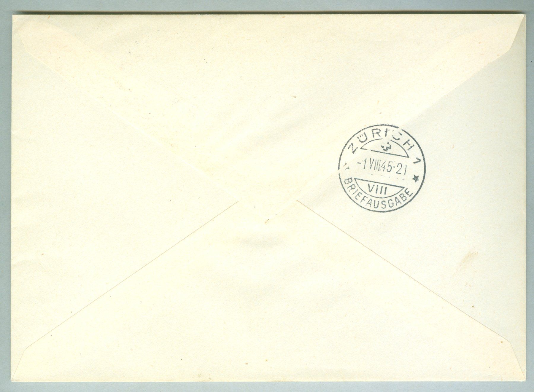 Alle Briefmarken: 1945 Schweiz Bedarfspost – Gebraucht aus Zürich von yago-rot 1