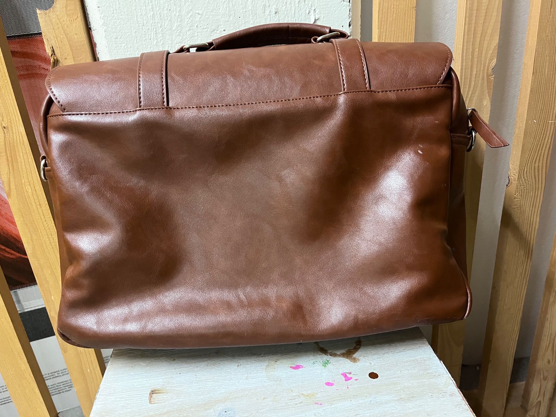 Koffer & Taschen: Braune Businesstasche / Laptoptasche Pier One cognac – Gebraucht aus Hergiswil NW von SLDM 2