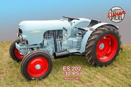 Blechschild-EICHER DIESEL ES 202 30 PS - BAUJAHR 1967