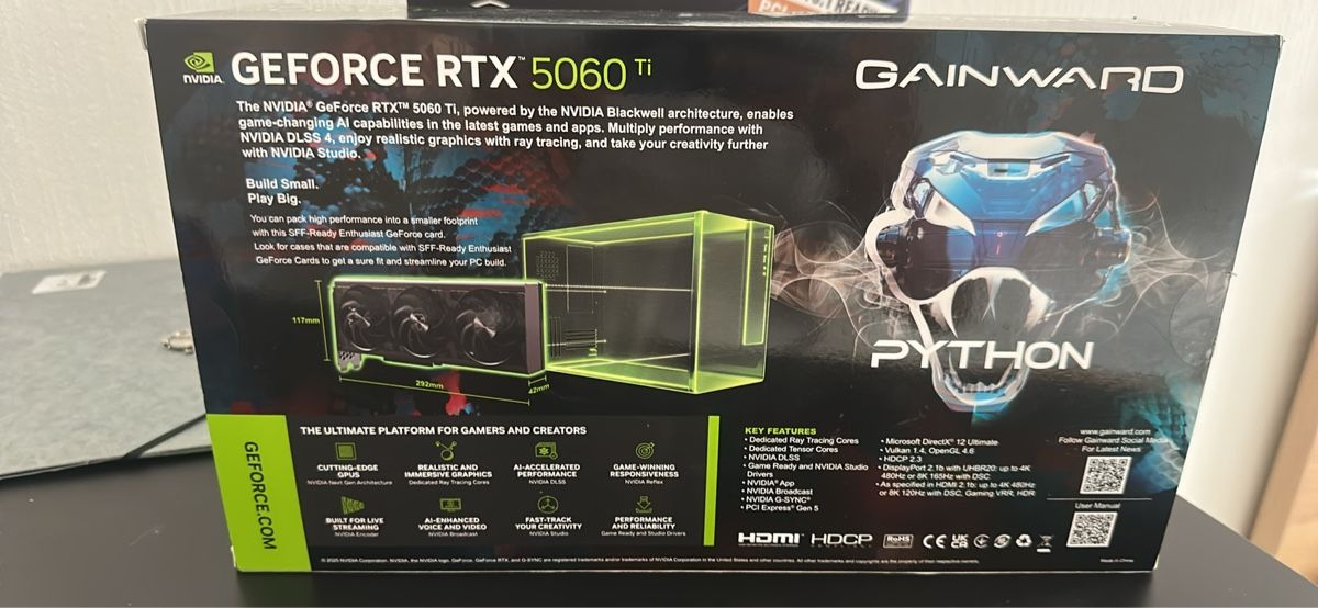 Nvidia Schede grafiche: RTX 5060 TI 16 GB – Nuovo (secondo la descrizione) da Lausanne venduto da aim_d2z2