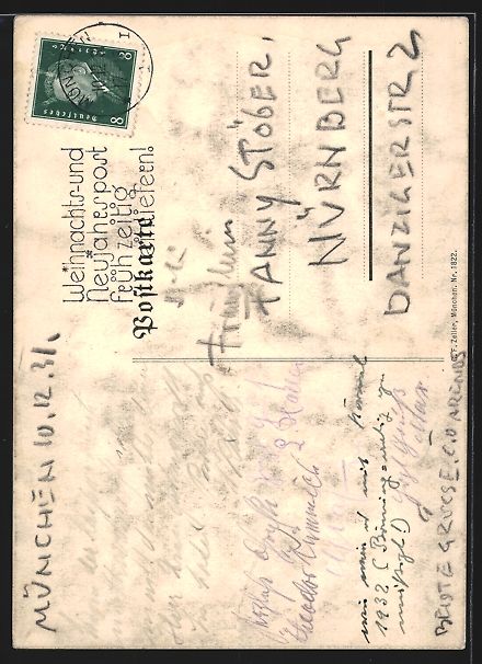 Cartoline postali: Handgemalt, sign. Carl O. Arends: Münch – Usato da Berlin venduto da bartko-reher 1